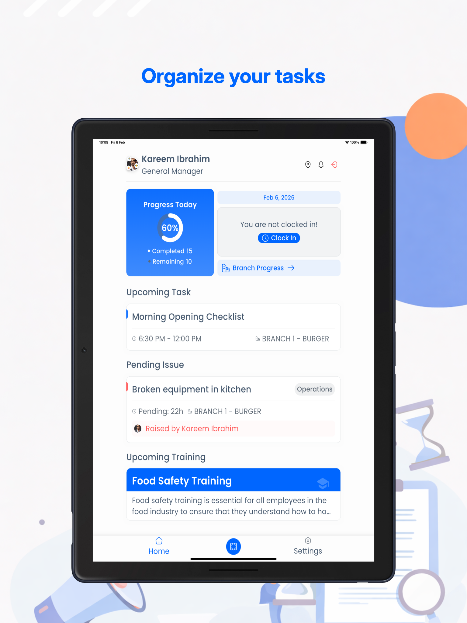 Task Management Interface